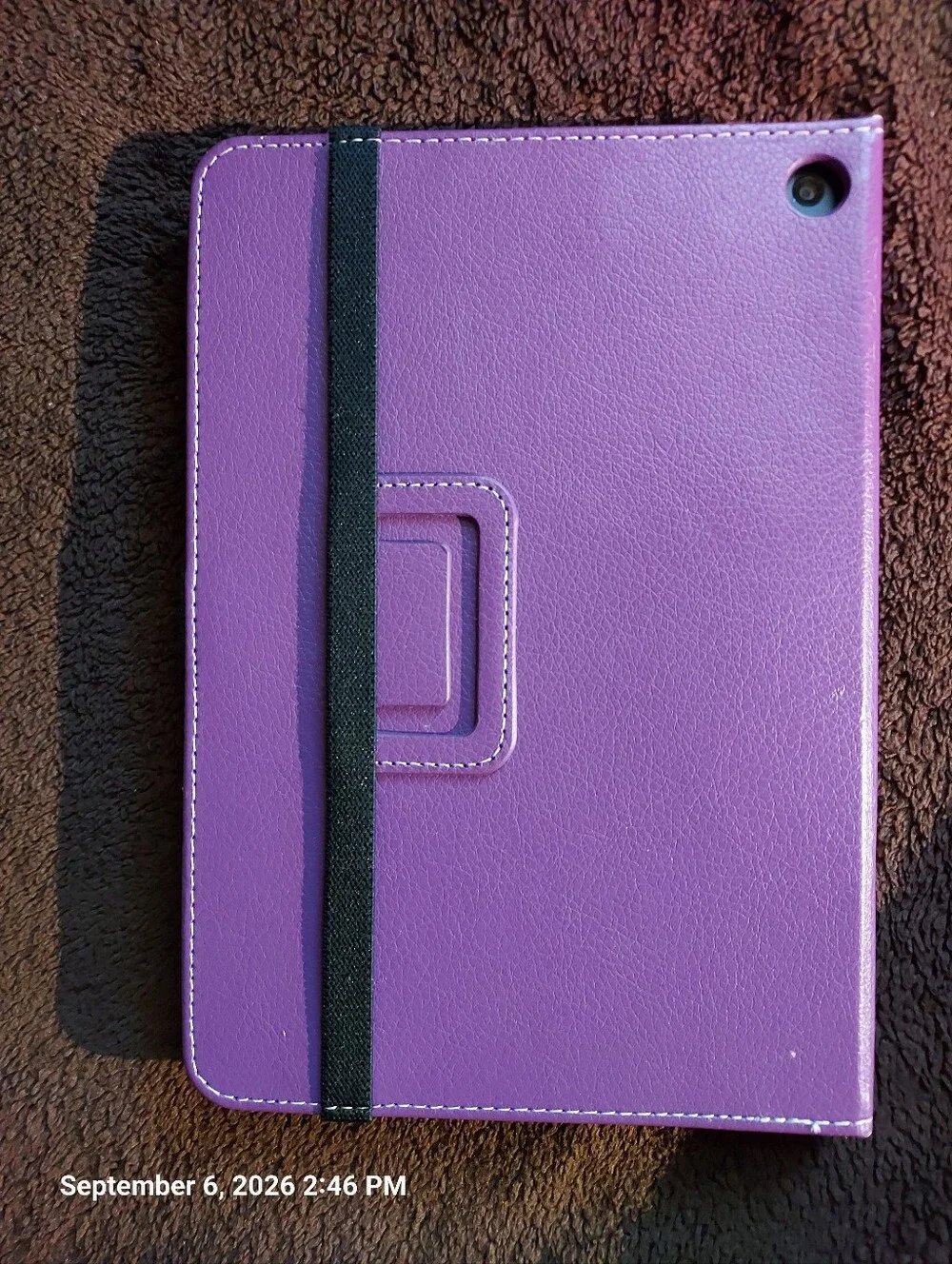 Amazon Fire HD Tablet in Purple Protective Folio Case/stand, Charger Included
